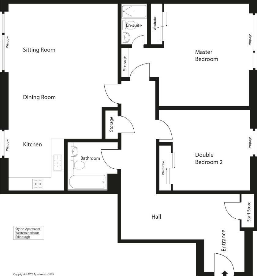 Stylish Apartment Edinburgh Ngoại thất bức ảnh